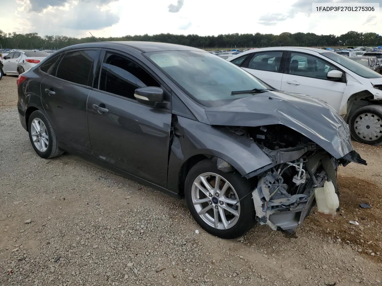 1FADP3F27GL275306 2016 Ford Focus Se