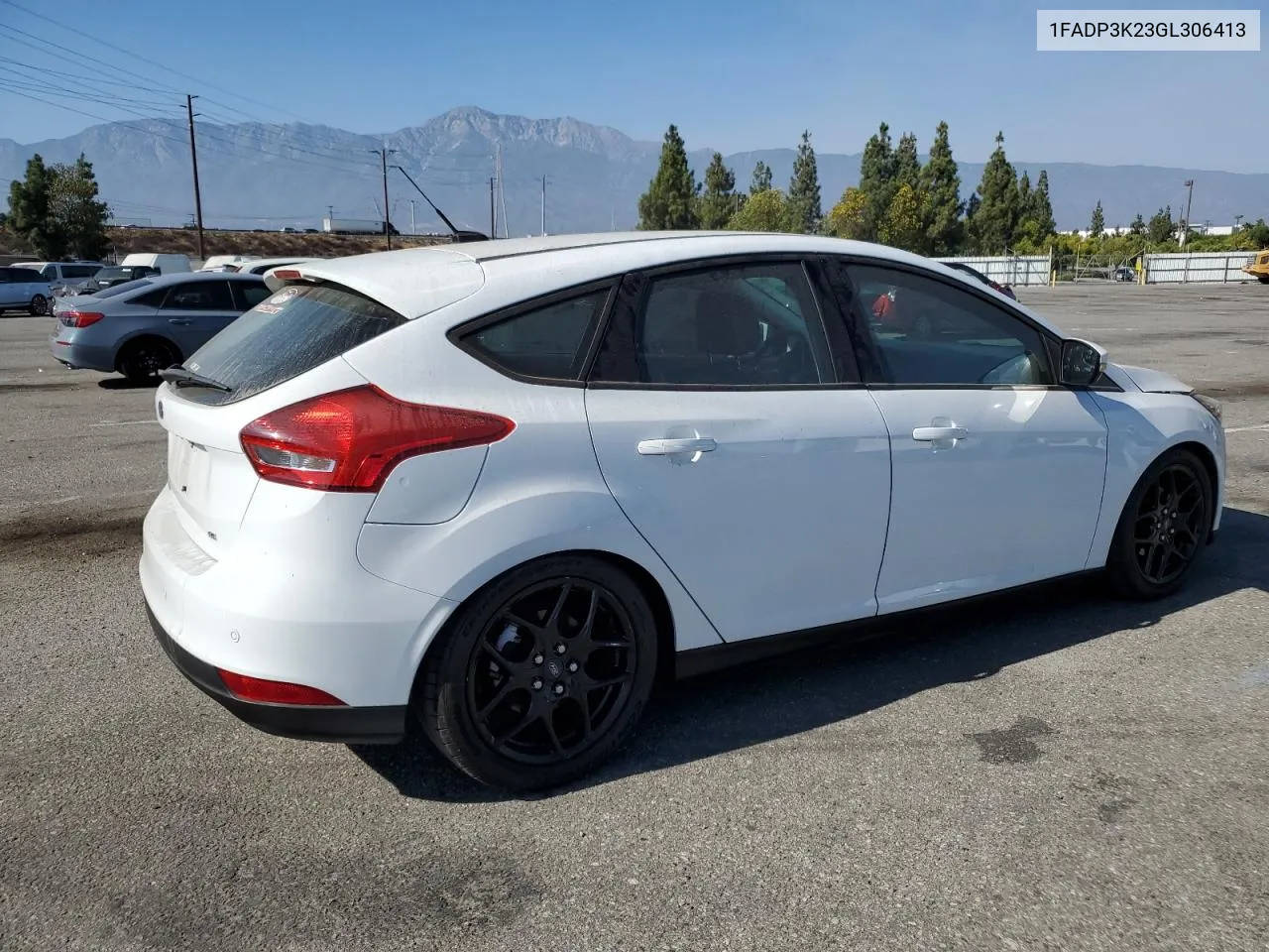 2016 Ford Focus Se VIN: 1FADP3K23GL306413 Lot: 72787994