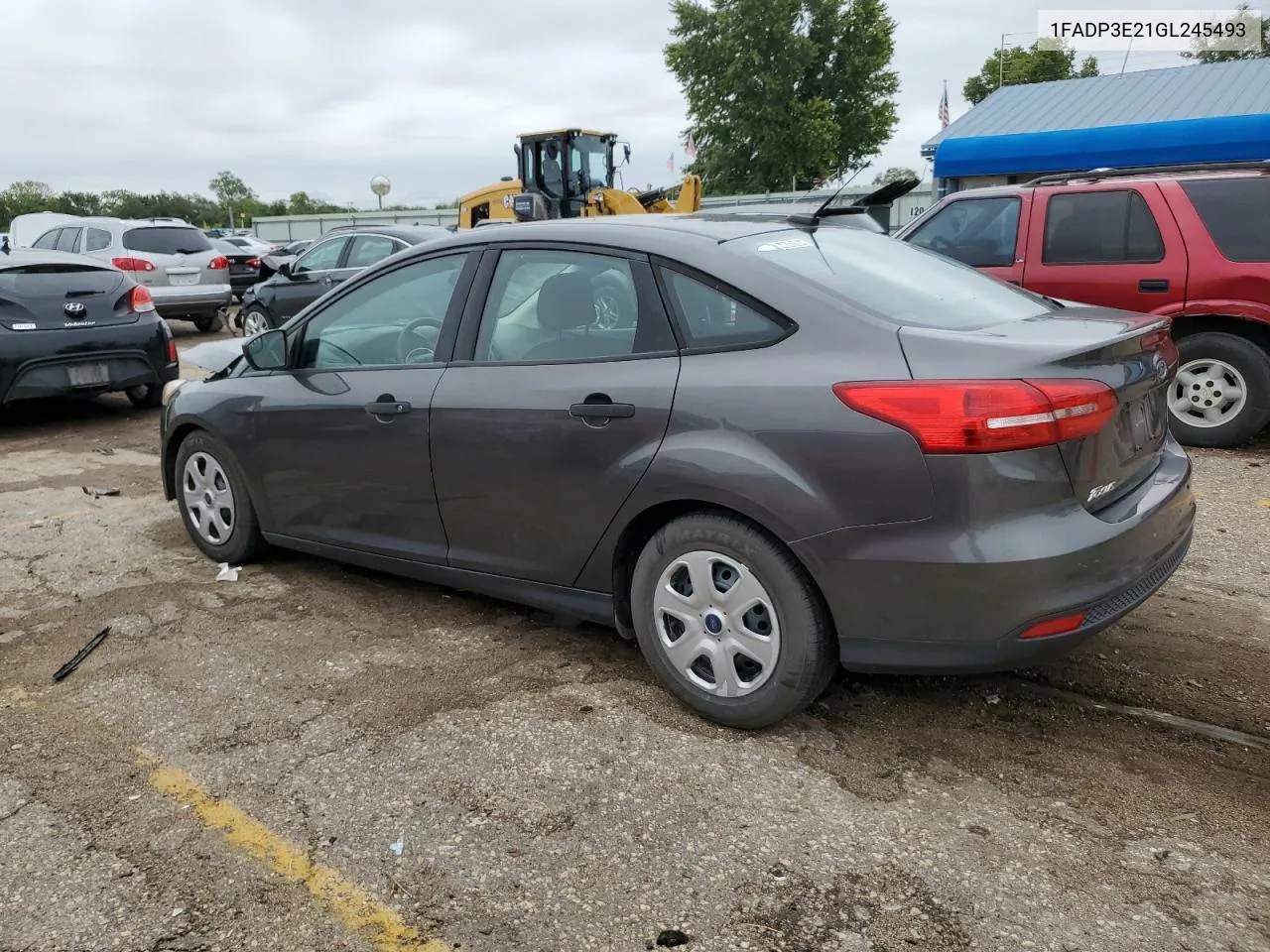 2016 Ford Focus S VIN: 1FADP3E21GL245493 Lot: 72860174