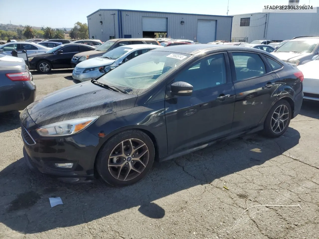 2016 Ford Focus Se VIN: 1FADP3F23GL396074 Lot: 72993514