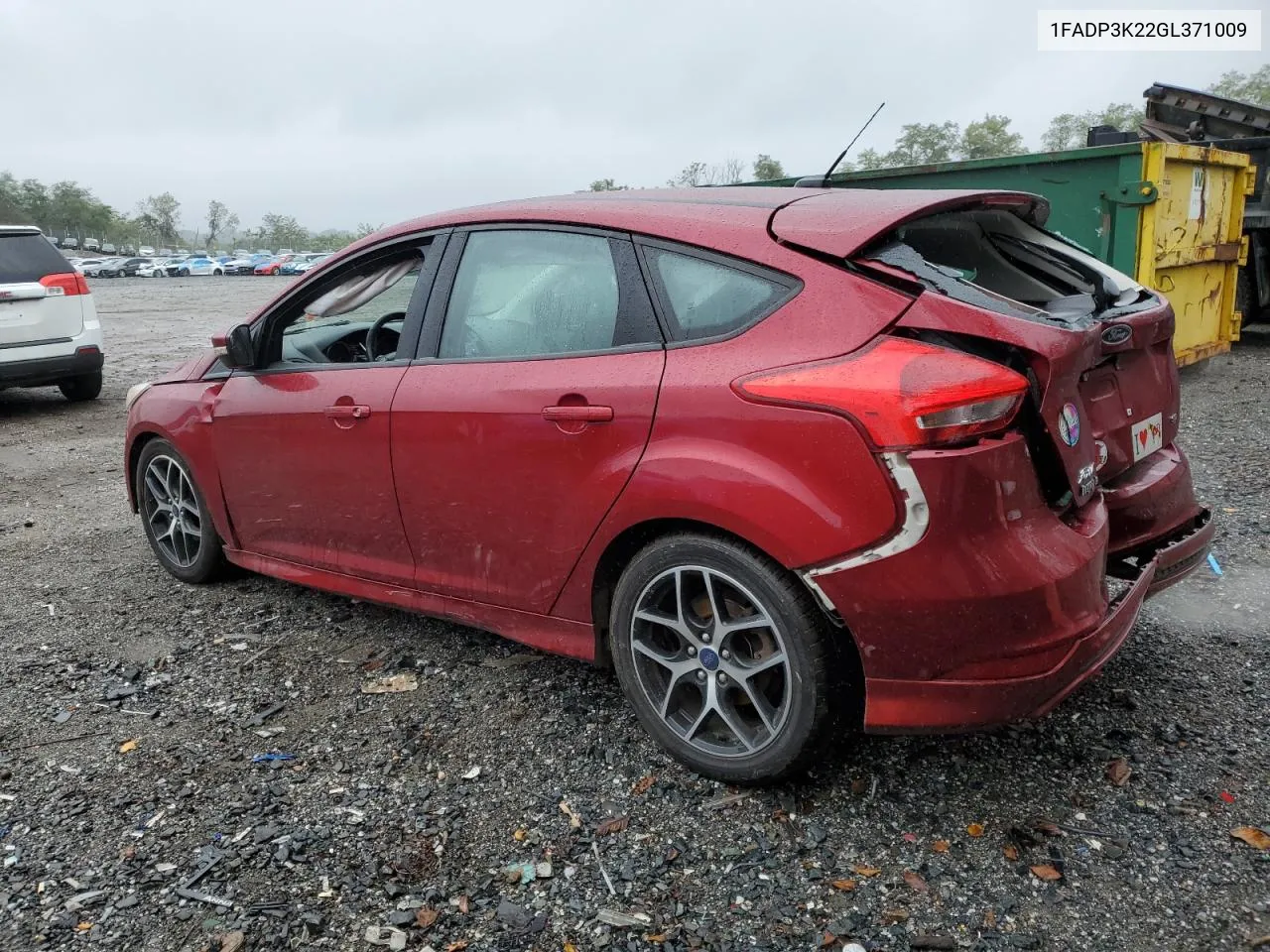 2016 Ford Focus Se VIN: 1FADP3K22GL371009 Lot: 73092114