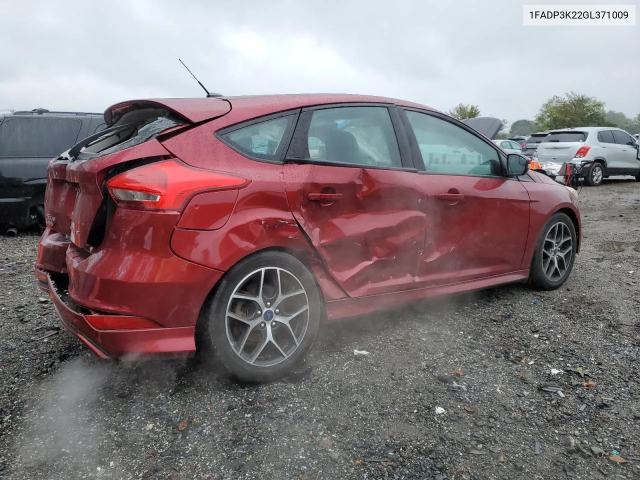 2016 Ford Focus Se VIN: 1FADP3K22GL371009 Lot: 73092114