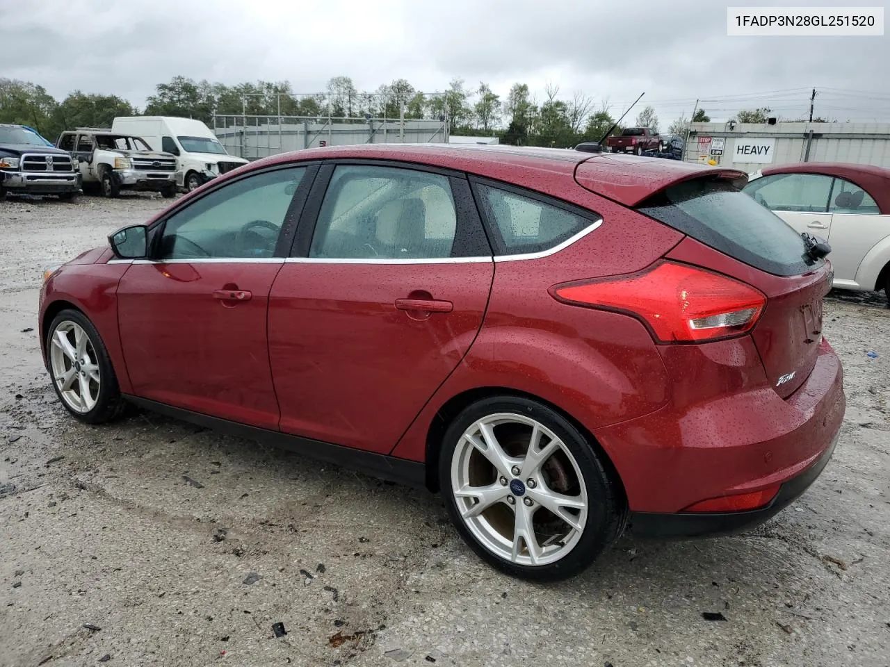 2016 Ford Focus Titanium VIN: 1FADP3N28GL251520 Lot: 73186904