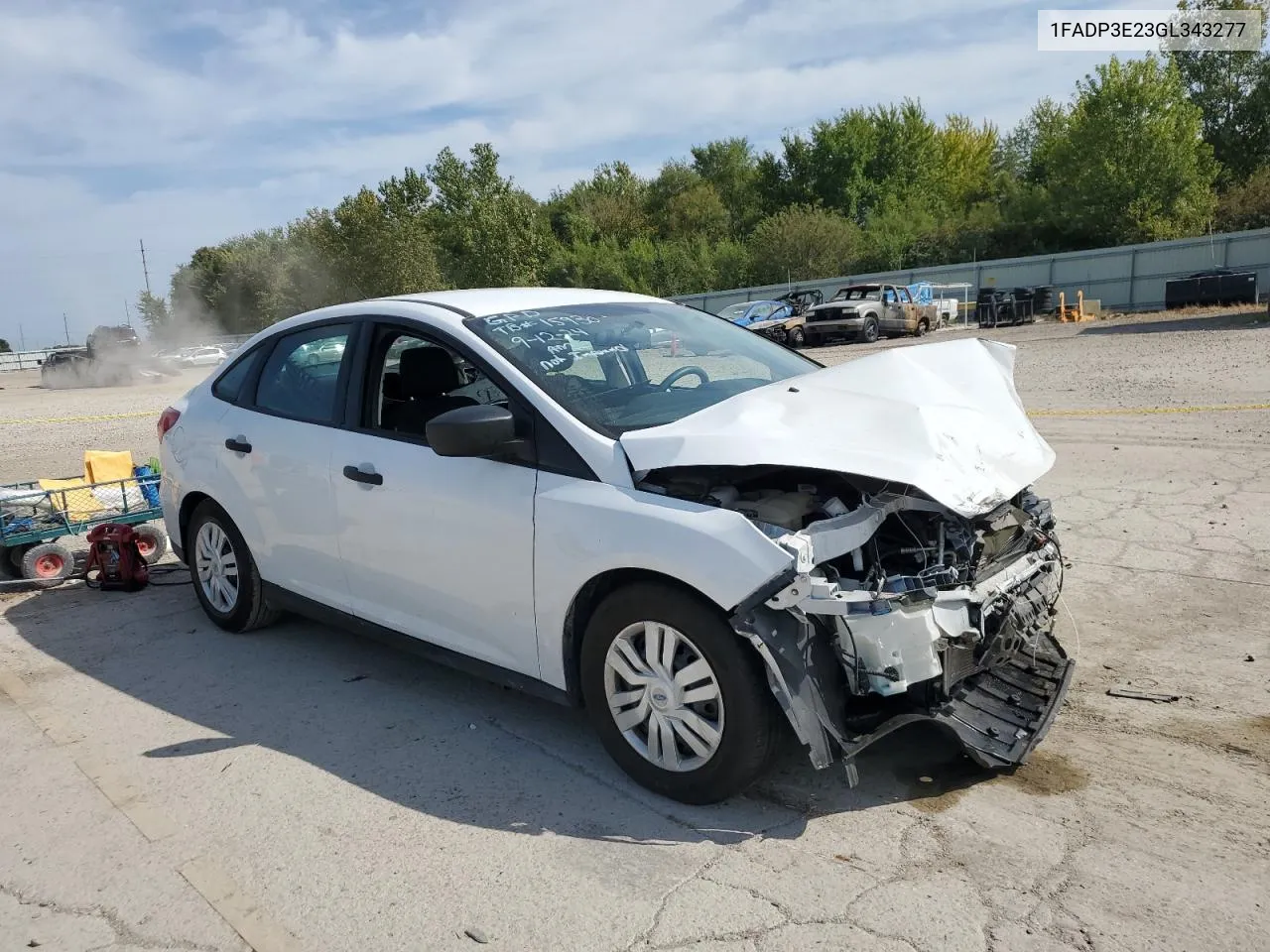 2016 Ford Focus S VIN: 1FADP3E23GL343277 Lot: 73213914