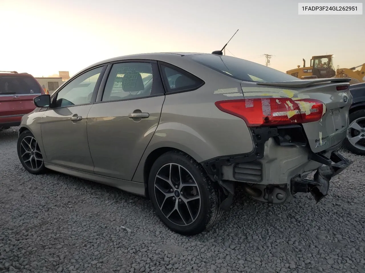 2016 Ford Focus Se VIN: 1FADP3F24GL262951 Lot: 73284894