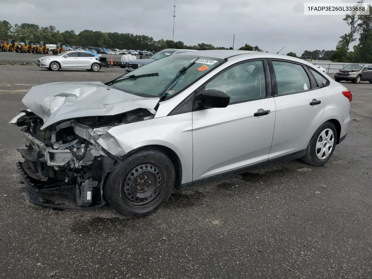 2016 Ford Focus S VIN: 1FADP3E26GL335688 Lot: 73332924