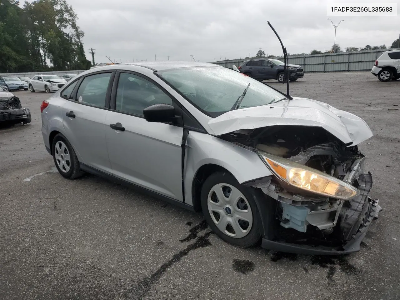 2016 Ford Focus S VIN: 1FADP3E26GL335688 Lot: 73332924