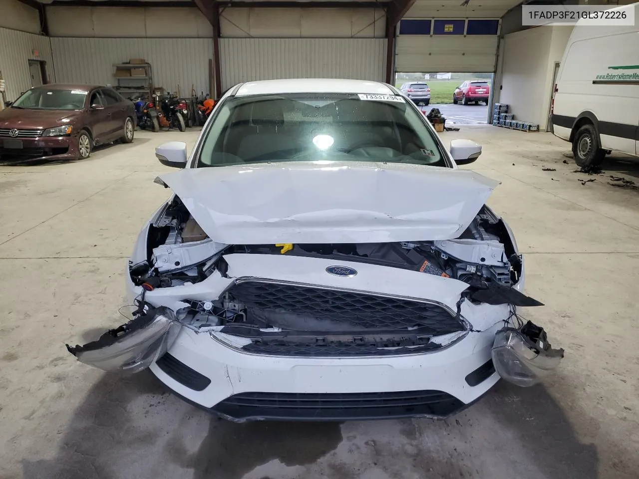 2016 Ford Focus Se VIN: 1FADP3F21GL372226 Lot: 73337294