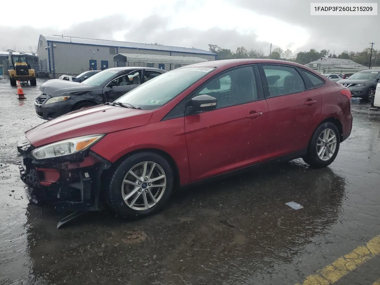 2016 Ford Focus Se VIN: 1FADP3F26GL215209 Lot: 73410914