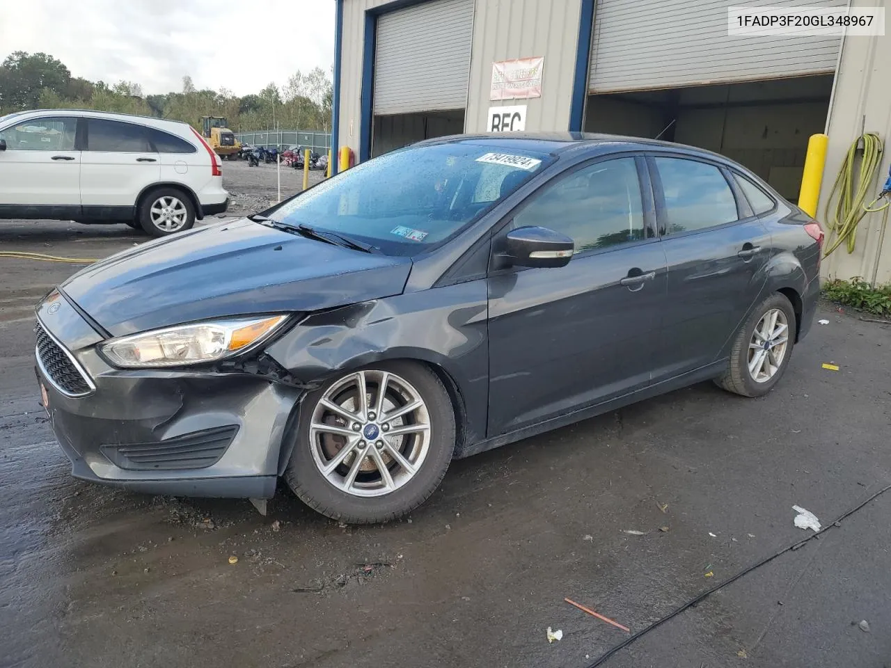 2016 Ford Focus Se VIN: 1FADP3F20GL348967 Lot: 73419924