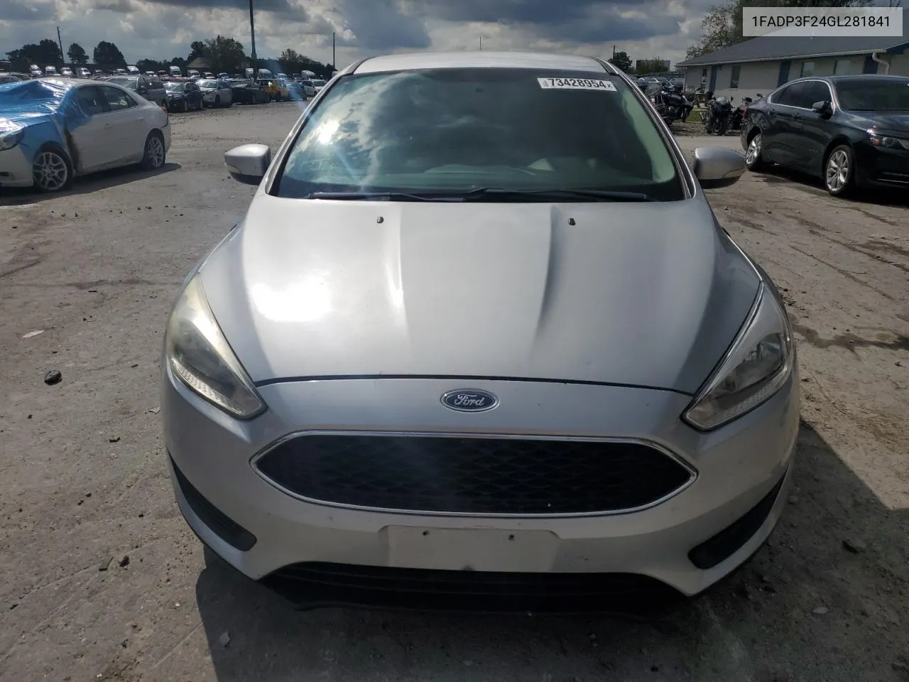 2016 Ford Focus Se VIN: 1FADP3F24GL281841 Lot: 73428954