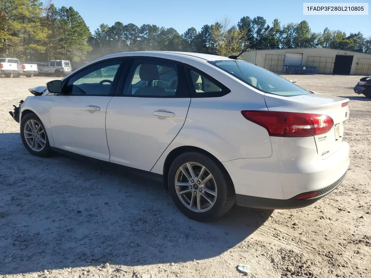 2016 Ford Focus Se VIN: 1FADP3F28GL210805 Lot: 73481034