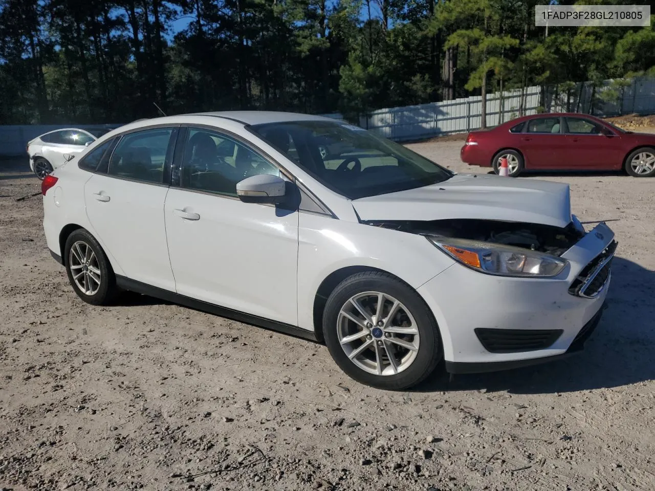 2016 Ford Focus Se VIN: 1FADP3F28GL210805 Lot: 73481034