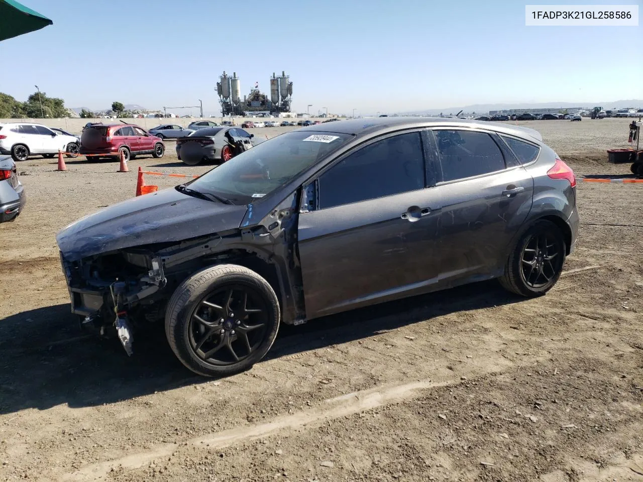 2016 Ford Focus Se VIN: 1FADP3K21GL258586 Lot: 73593944