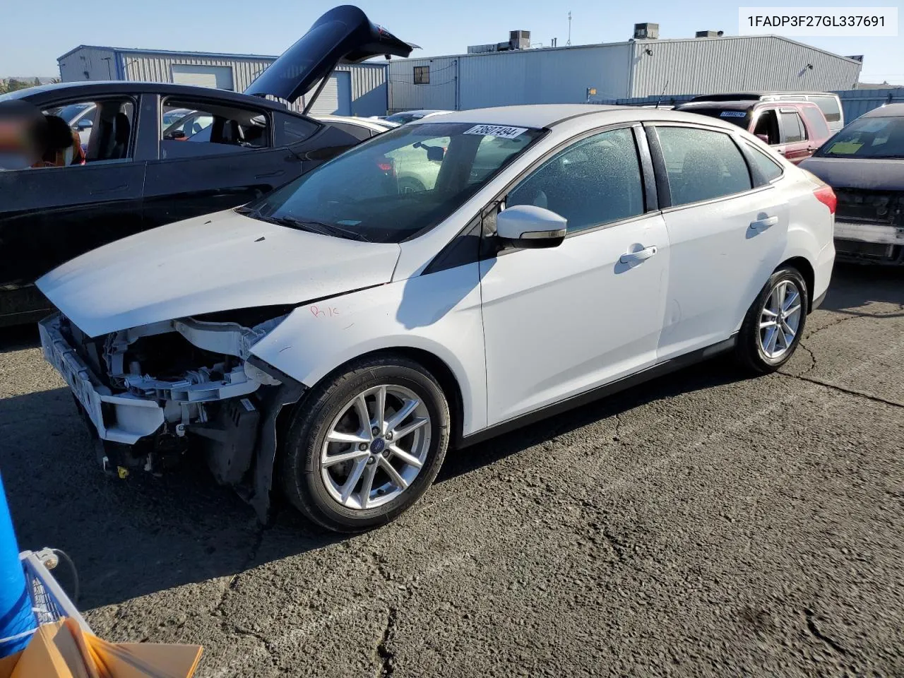 2016 Ford Focus Se VIN: 1FADP3F27GL337691 Lot: 73607494