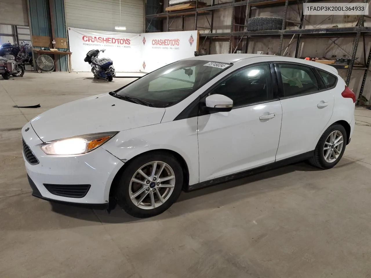 2016 Ford Focus Se VIN: 1FADP3K20GL364933 Lot: 73749034