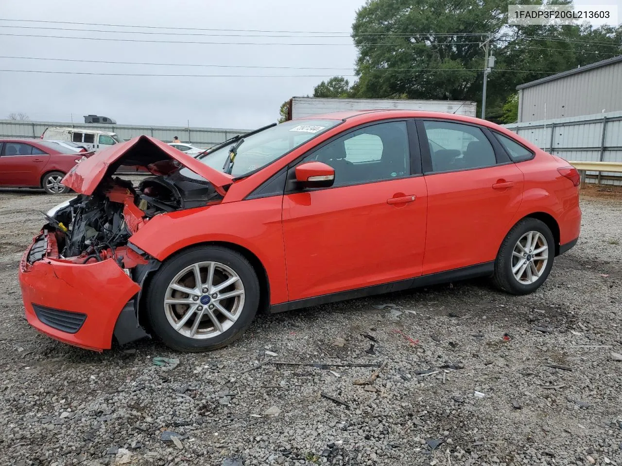 2016 Ford Focus Se VIN: 1FADP3F20GL213603 Lot: 73921344