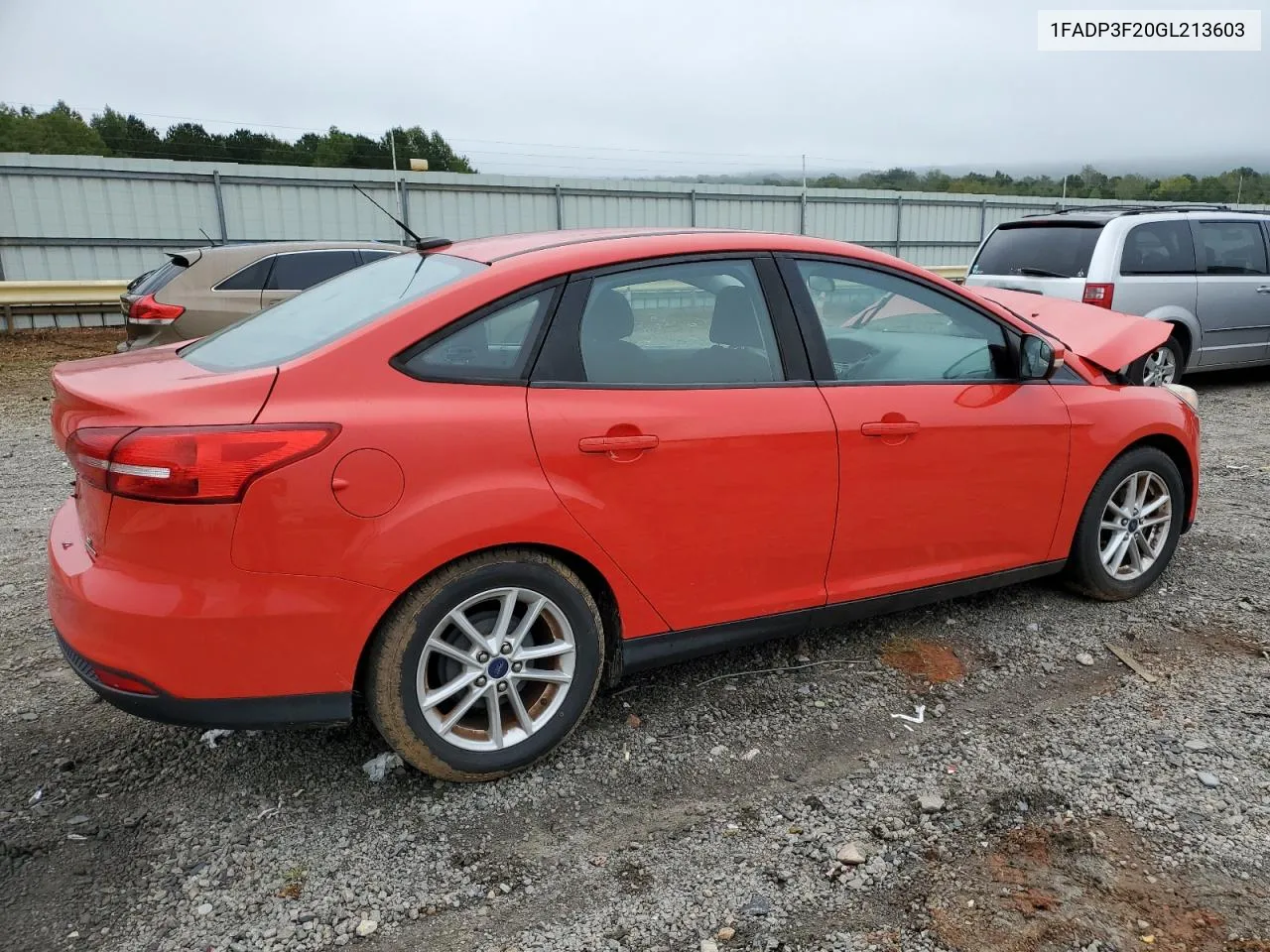 2016 Ford Focus Se VIN: 1FADP3F20GL213603 Lot: 73921344