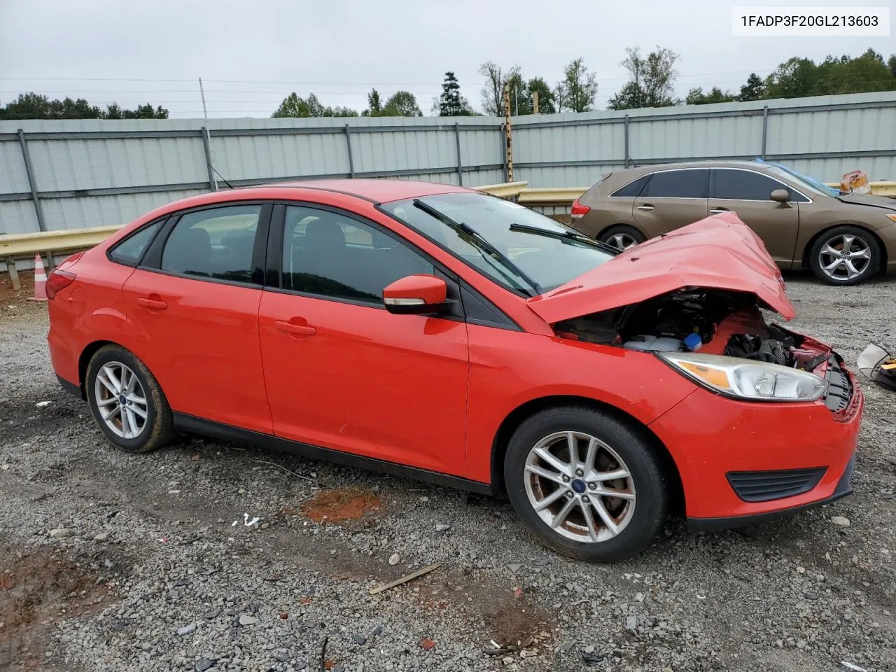 2016 Ford Focus Se VIN: 1FADP3F20GL213603 Lot: 73921344