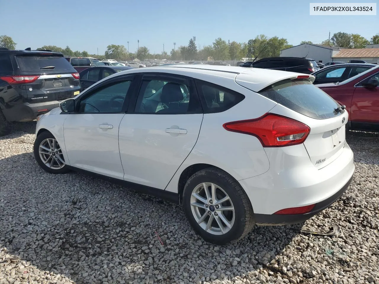 2016 Ford Focus Se VIN: 1FADP3K2XGL343524 Lot: 73994304