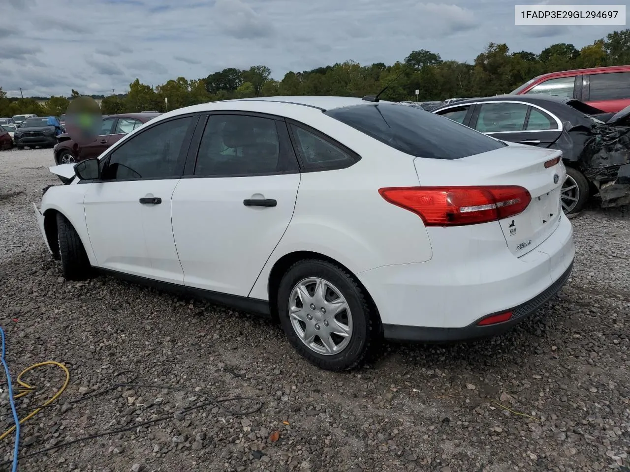 2016 Ford Focus S VIN: 1FADP3E29GL294697 Lot: 74042114