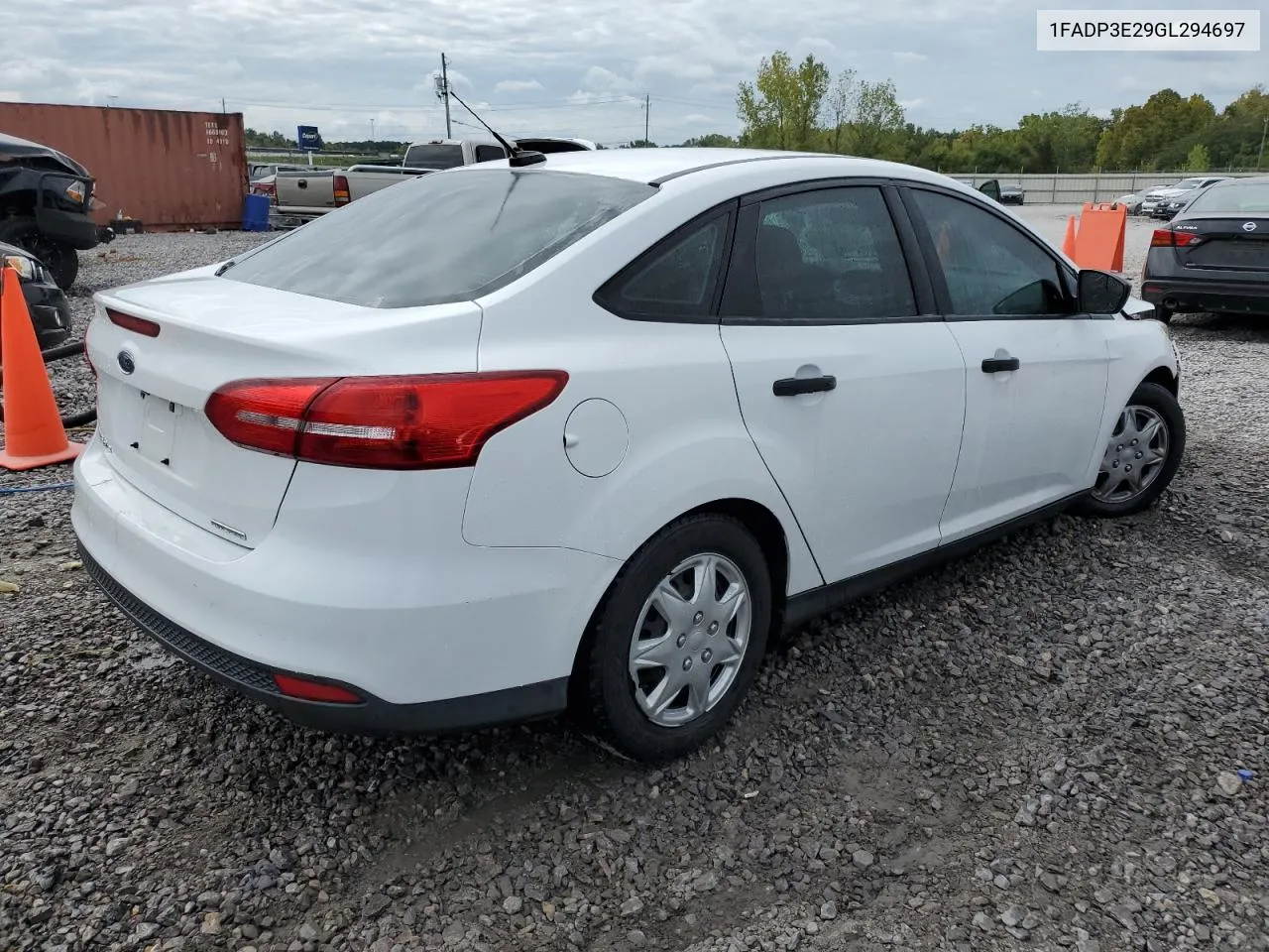 2016 Ford Focus S VIN: 1FADP3E29GL294697 Lot: 74042114