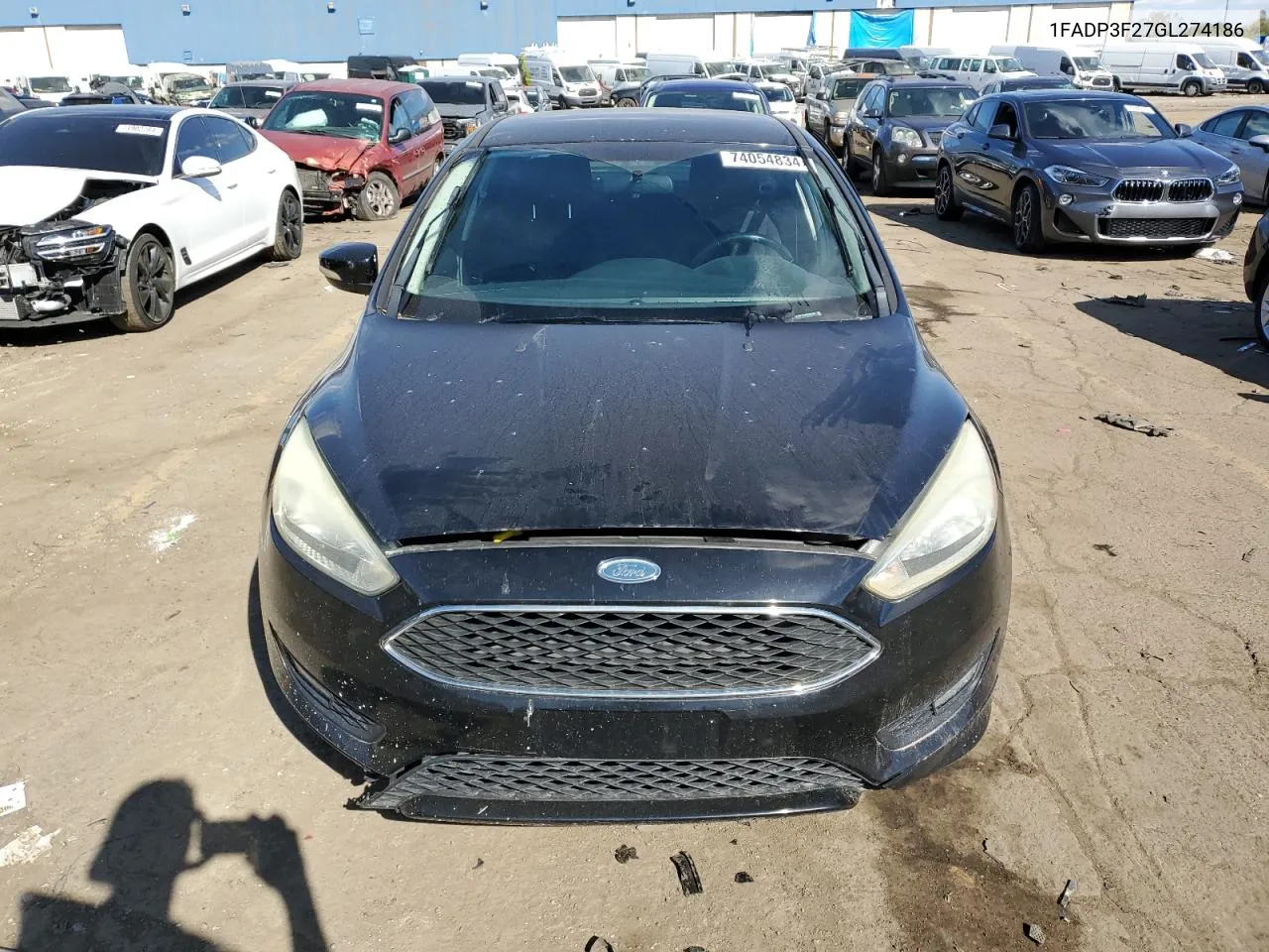 2016 Ford Focus Se VIN: 1FADP3F27GL274186 Lot: 74054834