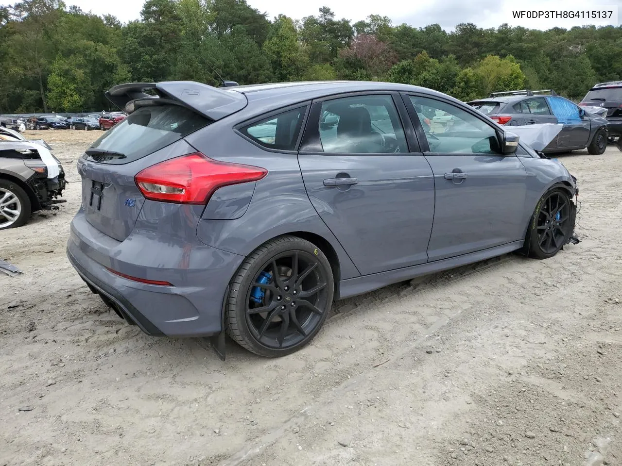 2016 Ford Focus Rs VIN: WF0DP3TH8G4115137 Lot: 74136624