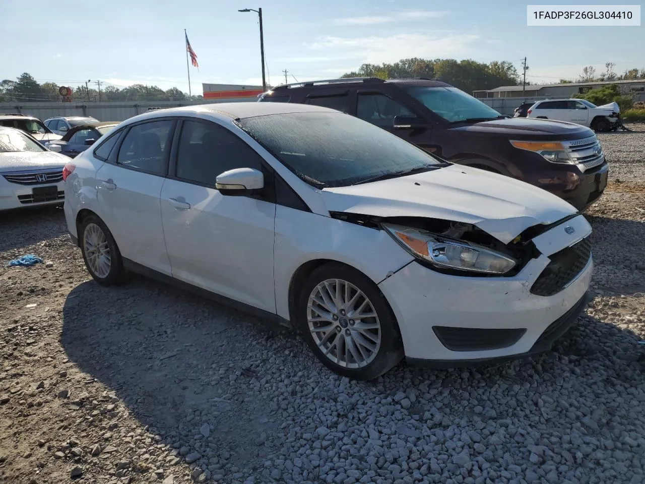 2016 Ford Focus Se VIN: 1FADP3F26GL304410 Lot: 74219754