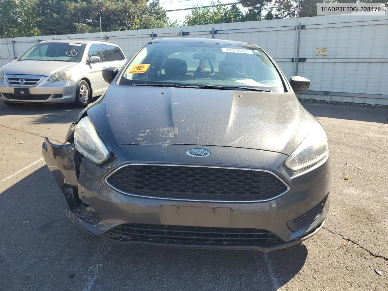 2016 Ford Focus S VIN: 1FADP3E20GL328476 Lot: 74234054