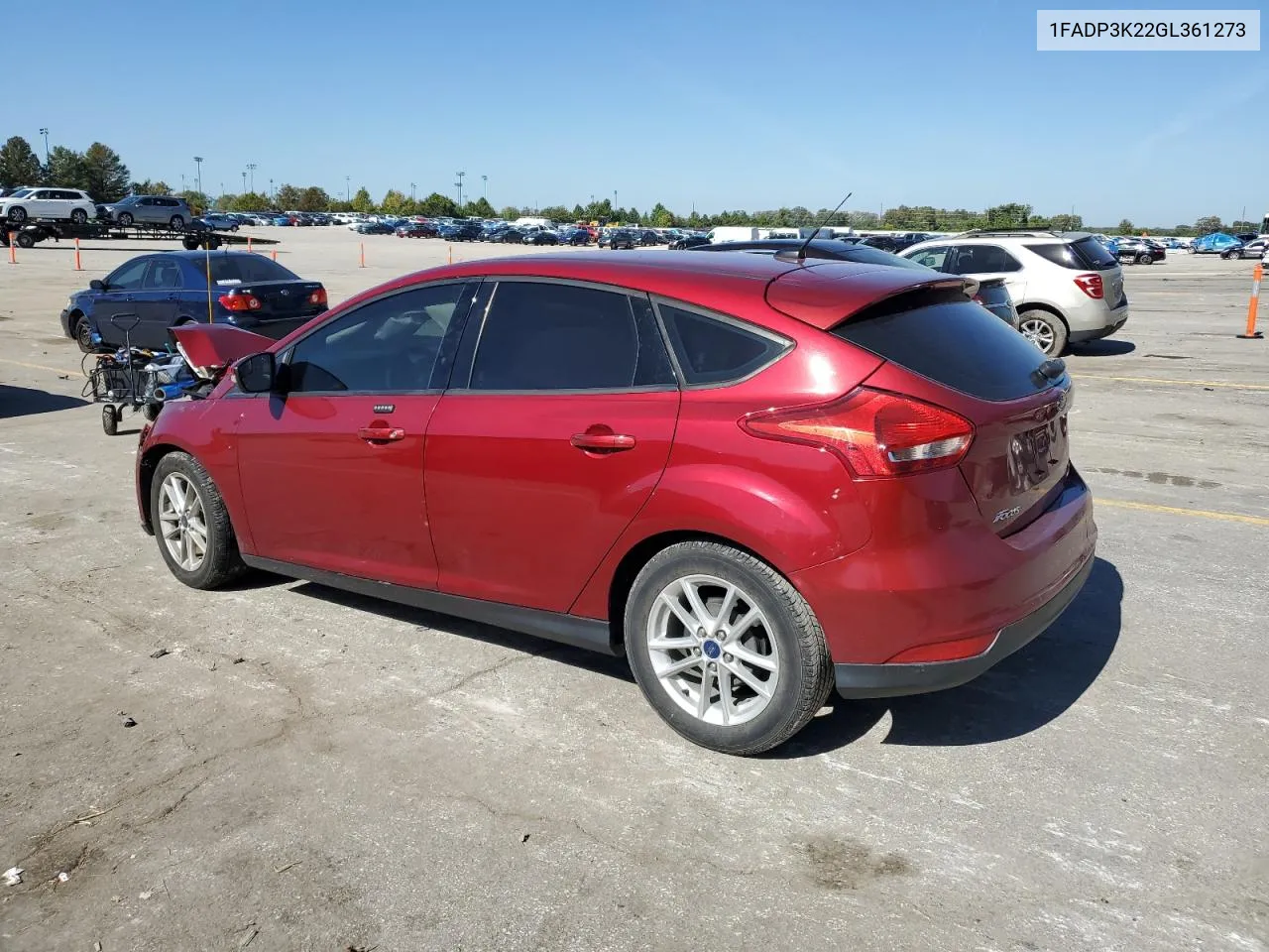 2016 Ford Focus Se VIN: 1FADP3K22GL361273 Lot: 74334134