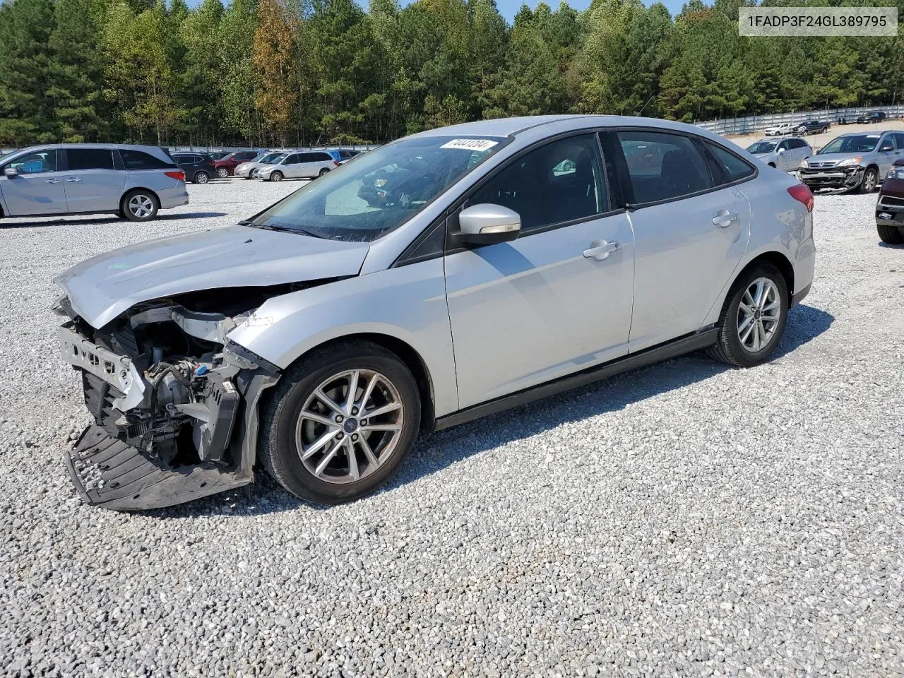 2016 Ford Focus Se VIN: 1FADP3F24GL389795 Lot: 74441204