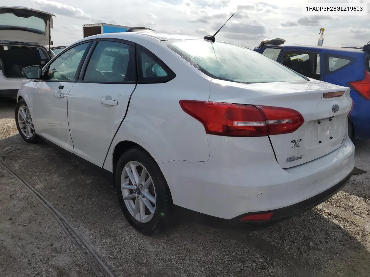 2016 Ford Focus Se VIN: 1FADP3F28GL219603 Lot: 74472384