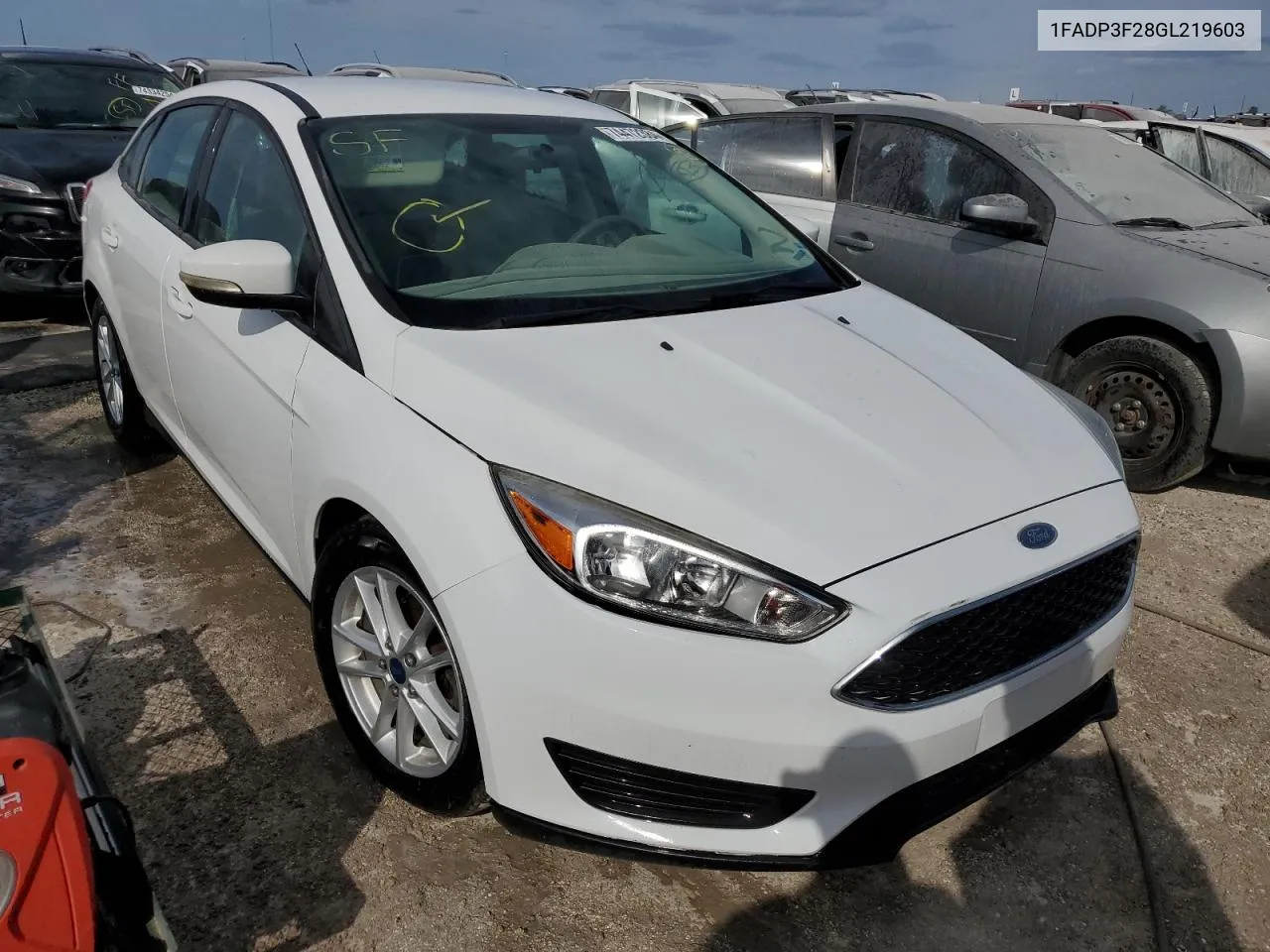 2016 Ford Focus Se VIN: 1FADP3F28GL219603 Lot: 74472384