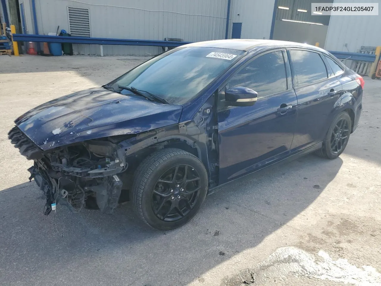 1FADP3F24GL205407 2016 Ford Focus Se