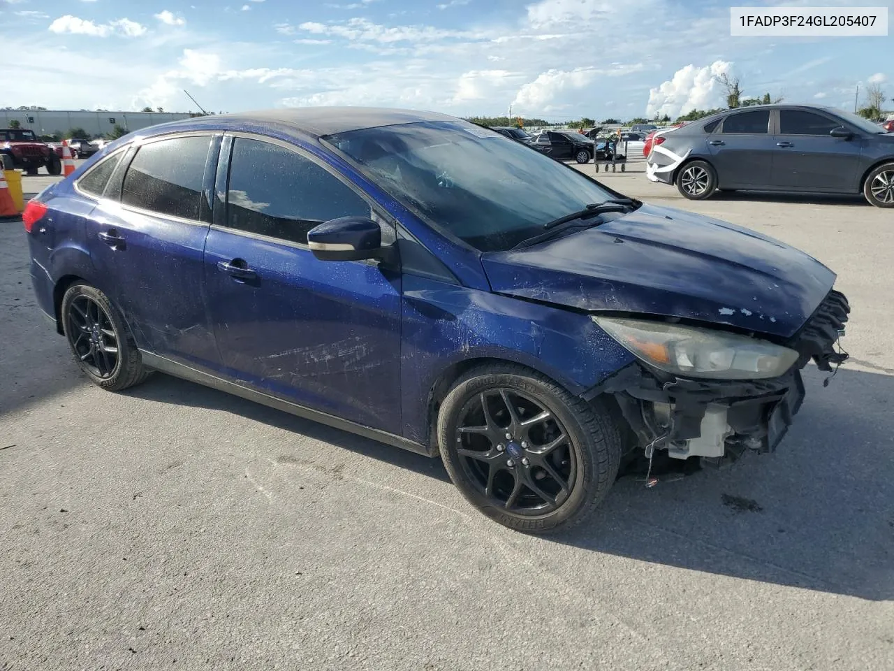 1FADP3F24GL205407 2016 Ford Focus Se