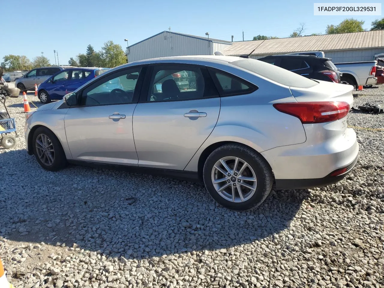 2016 Ford Focus Se VIN: 1FADP3F20GL329531 Lot: 74674514