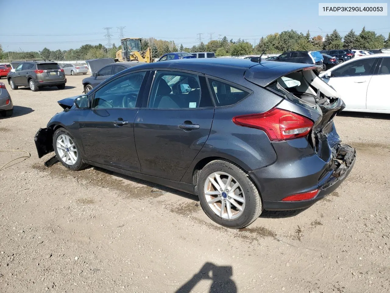 2016 Ford Focus Se VIN: 1FADP3K29GL400053 Lot: 74775834