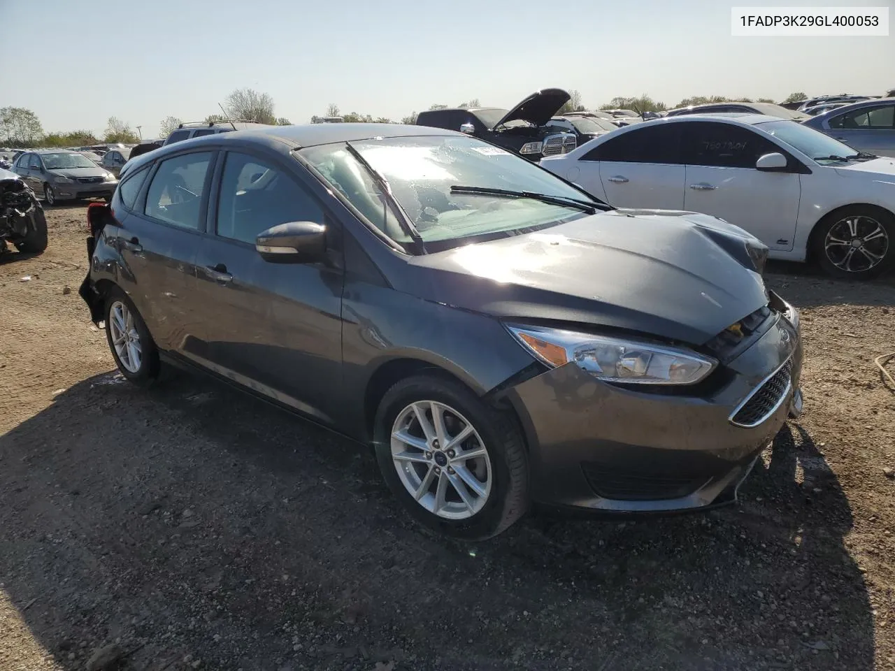 2016 Ford Focus Se VIN: 1FADP3K29GL400053 Lot: 74775834