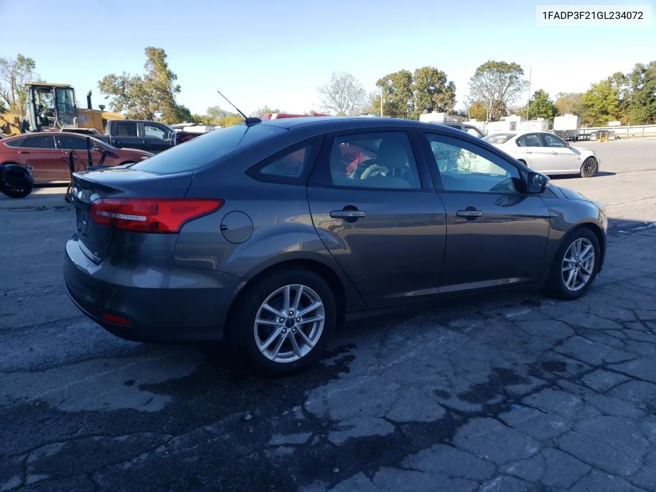 2016 Ford Focus Se VIN: 1FADP3F21GL234072 Lot: 74910024