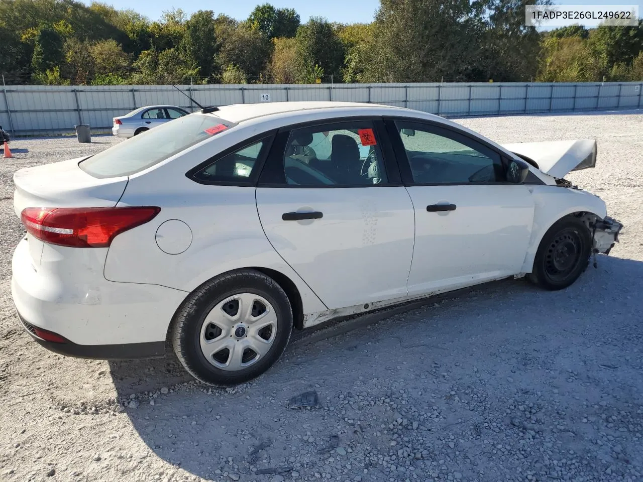 1FADP3E26GL249622 2016 Ford Focus S