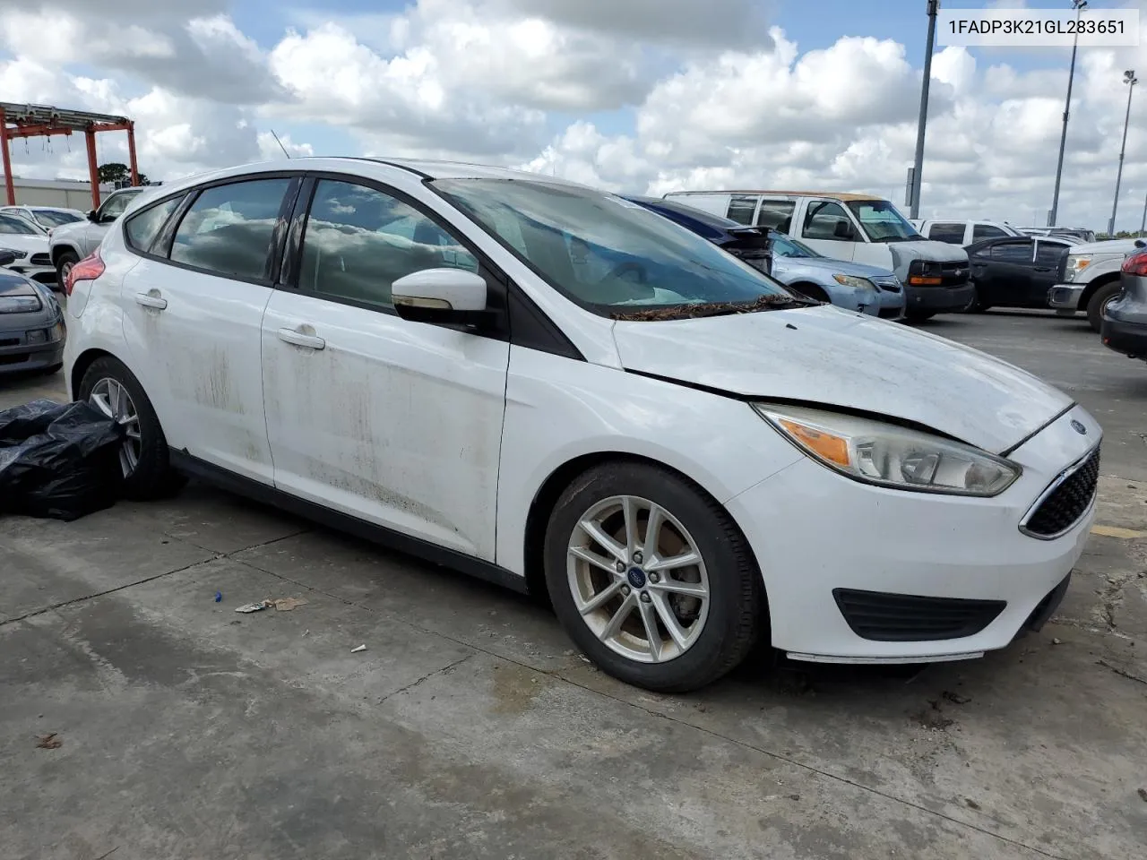 2016 Ford Focus Se VIN: 1FADP3K21GL283651 Lot: 75354644