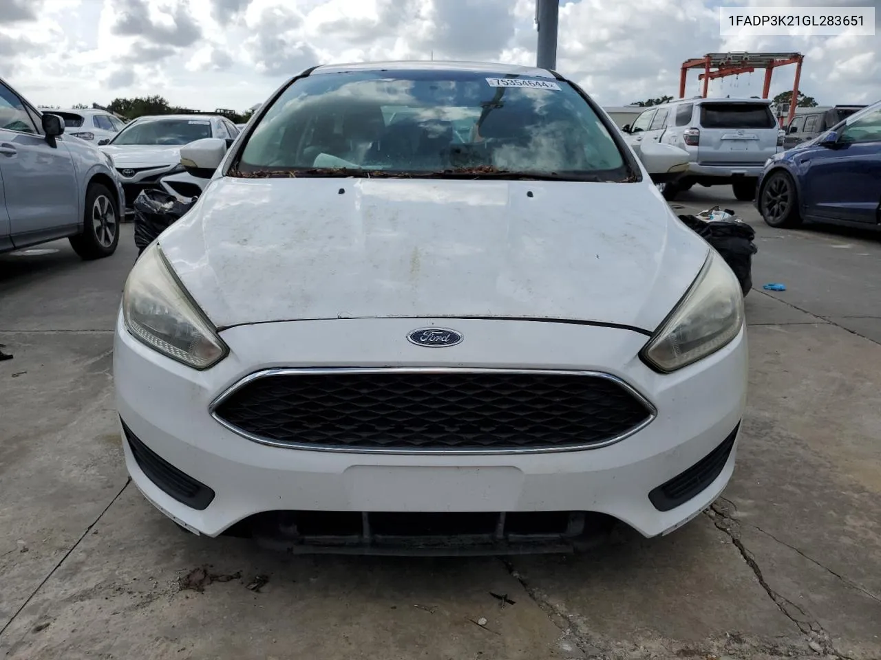 2016 Ford Focus Se VIN: 1FADP3K21GL283651 Lot: 75354644