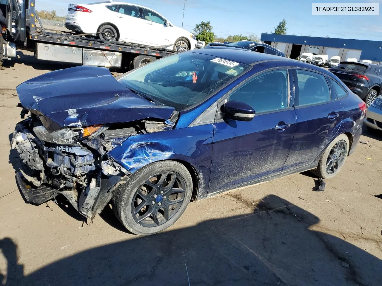 1FADP3F21GL382920 2016 Ford Focus Se