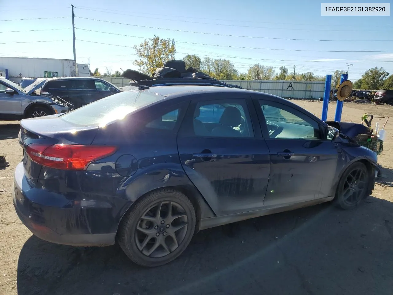 1FADP3F21GL382920 2016 Ford Focus Se