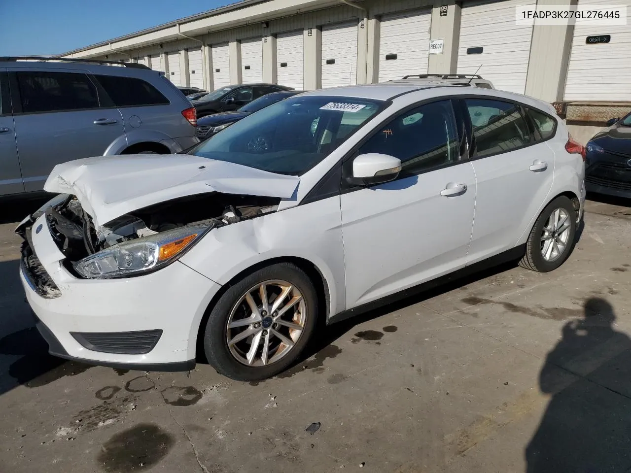 2016 Ford Focus Se VIN: 1FADP3K27GL276445 Lot: 75633314