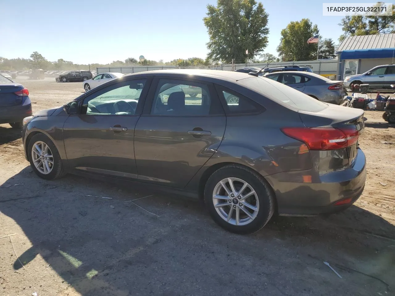 1FADP3F25GL322171 2016 Ford Focus Se