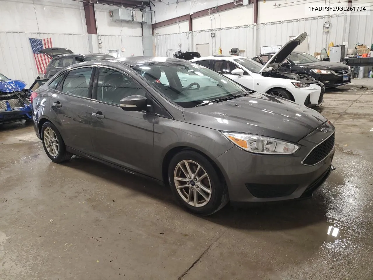 2016 Ford Focus Se VIN: 1FADP3F29GL261794 Lot: 75763904