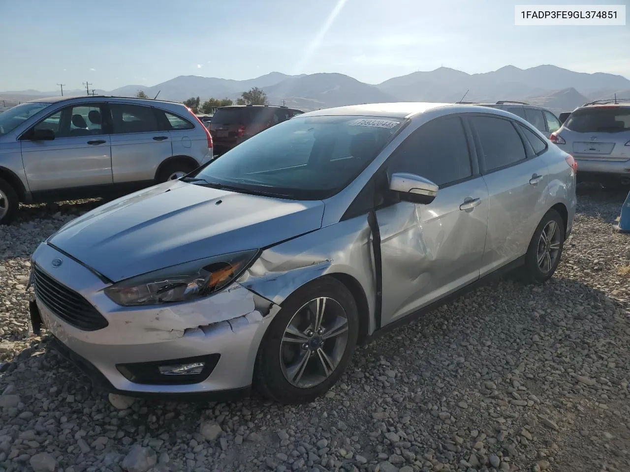 2016 Ford Focus Se VIN: 1FADP3FE9GL374851 Lot: 75932044