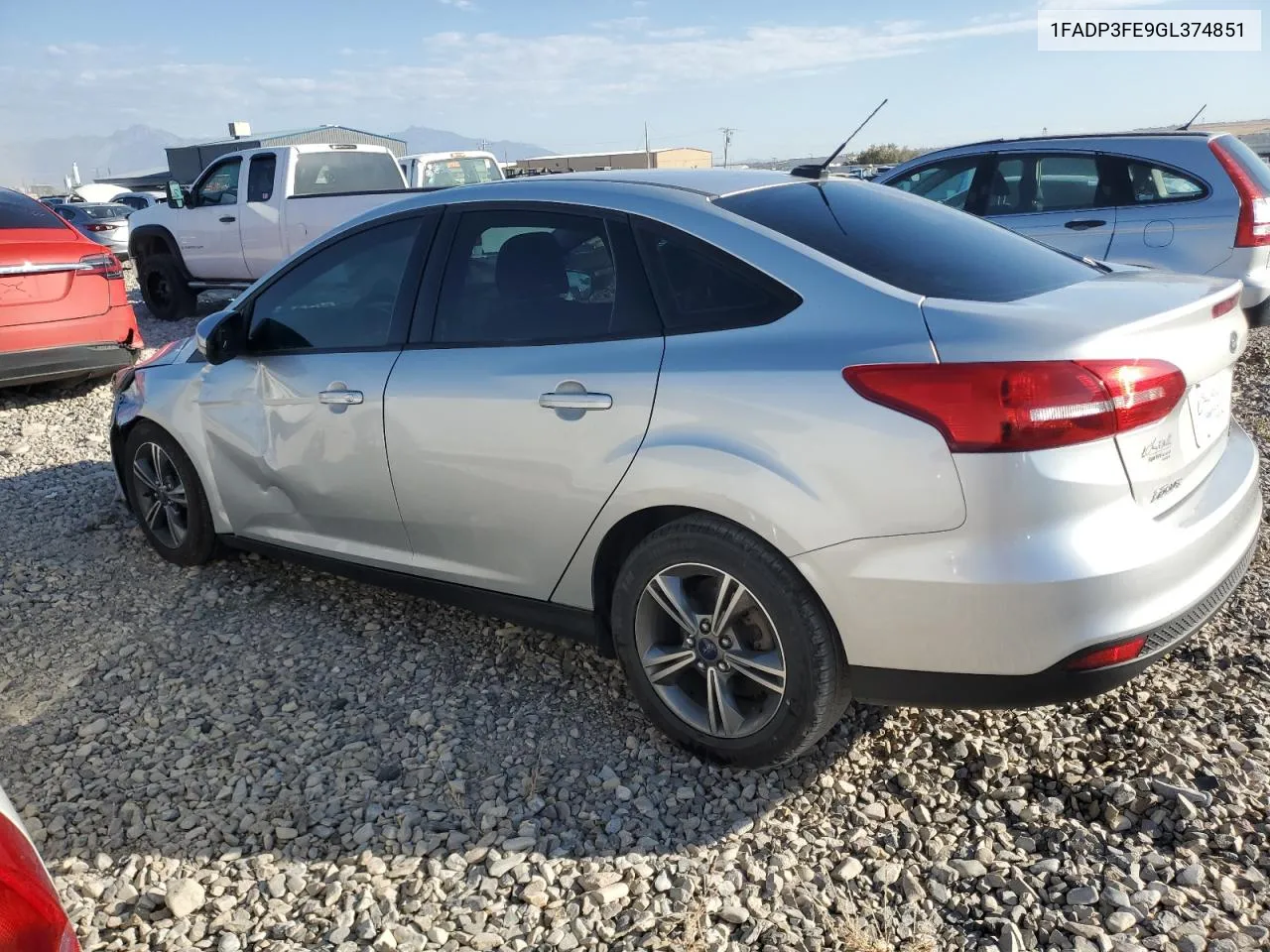 2016 Ford Focus Se VIN: 1FADP3FE9GL374851 Lot: 75932044